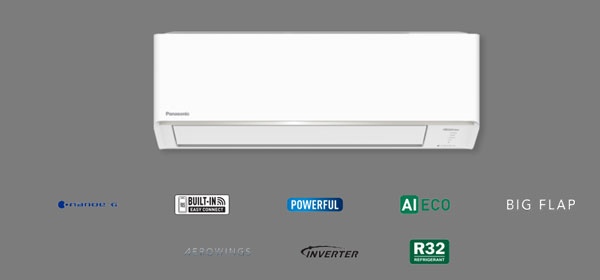 Máy lạnh Panasonic hai chiều Inverter tiêu chuẩn YZ series